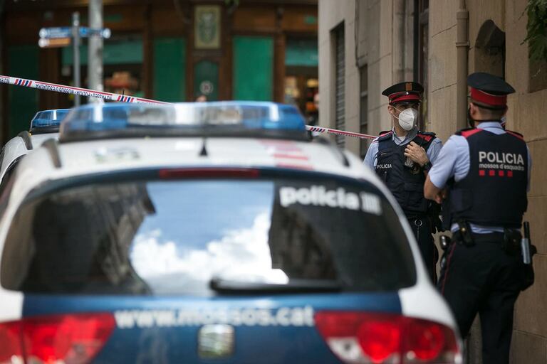 Una pareja de mossos d'esquadra, en una imagen de archivo.