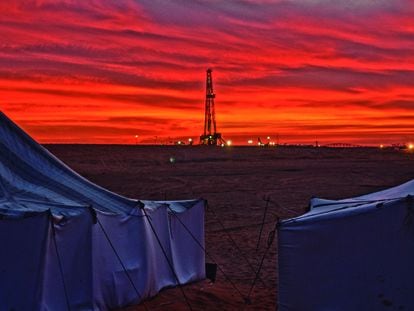 Un campo petrolero operado por Repsol, en una imagen facilitada por la compañía.