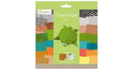 Paquete de papeles de origami para niños, distintos diseños