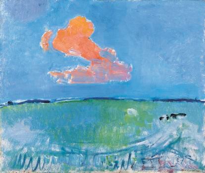 'La nube roja', de Piet Mondrian.