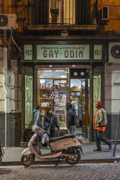 Tienda de la fábrica de chocolates Gay-Odin.