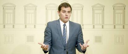 El líder de Ciudadanos, Albert Rivera, en una imagen de archivo.