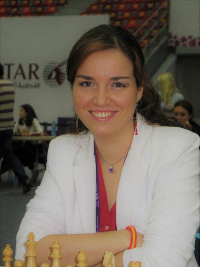 Sabrina Vega, en 2016 durante la Olimpiada de Bakú (Azerbaiyán)