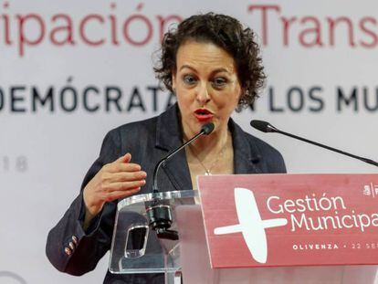 La ministra de Trabajo, Migraciones y Seguridad Social, Magdalena Valerio