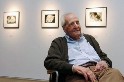 Horacio Coppola en el Museo de Arte Latinoamericano en Buenos Aires, en 2006.