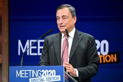 El expresidente del BCE, Mario Draghi.