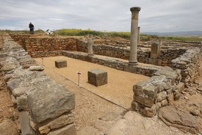 Yacimiento arqueológico de Numancia (Soria), la ciudad celtíbera destruida por los romanos en el 133 a. C.