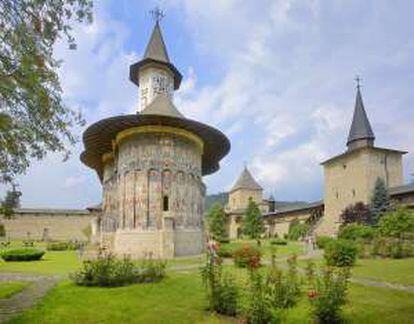 El monasterio de Sucevita, en la región de Moldavia. 