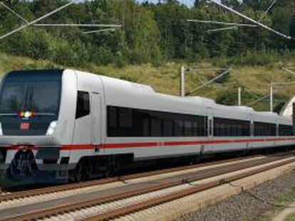 Modelo de tren que Talgo fabricará para la alemana DB.