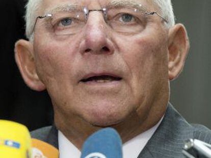 El ministro alemán de Finanzas, Wolfgang Schäuble.