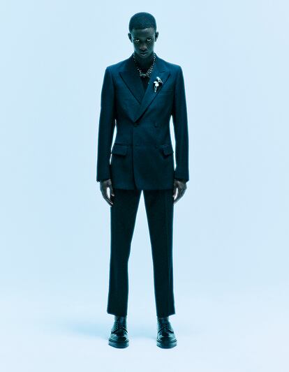 Lanvin suit from the fall winter 2023 collection.