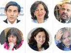 José María Álvarez-Pallete, Ana Botín, Gabriel Escarrer, Antonio Huertas, Rosa García, Carina Szpilka, Celestino García y Augusto Martín.  Compatir en Facebook