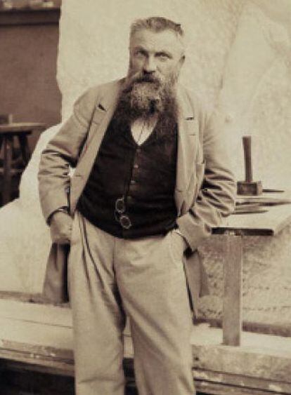 El escultor Auguste Rodin.