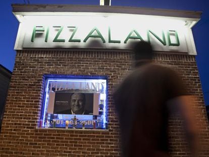 Restaurante Pizzaland, en North Arlington (Nueva Jersey). 