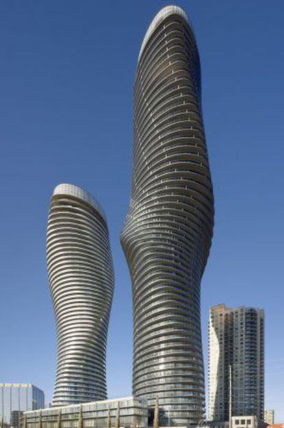 Vista de las Absolute Towers, en Toronto (Canadá).