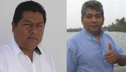 Filadelfo S&aacute;nchez y Juan Mendoza, asesinados.