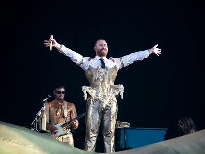 Sam Smith, en el comienzo de su concierto de ayer en Mad Cool.