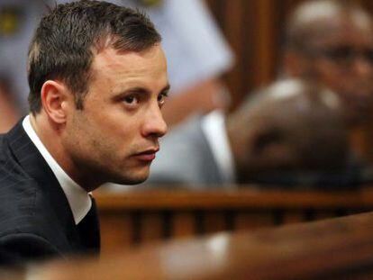 Oscar Pistorius, durante el juicio.