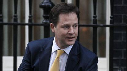 El viceprimer ministro brit&aacute;nico, Nick Clegg.