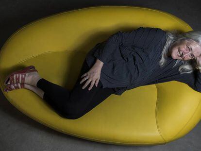 Mary Beard, fotografiada este viernes en la Fundaci&oacute;n Telef&oacute;nica.