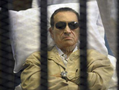 Hosni Mubarak, el pasado 2 de junio durante el juicio. 