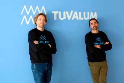 Alejandro Pons e Ismael Labrador (a la izquierda), fundadores de Tuvalum.