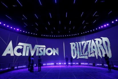 Instalación de Activision Blizzard en una imagen de archivo de una exposición tecnológica en Los Ángeles.