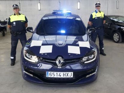 Uno de los coches patrulla que present&oacute; Ana Botella en verano de 2014.