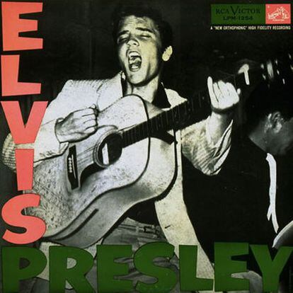 El primer disco de estudio de Elvis Presley (RCA, 1956) inspiró el diseño de 'London calling', de los Clash