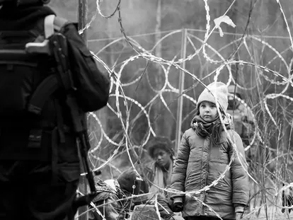 Un fotograma de 'Green Border', de Agniezska Holland.