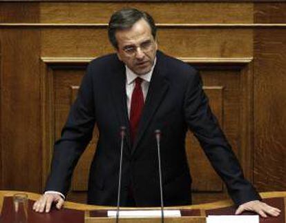 El primer ministro griego, Antonis Samarás. EFE/Archivo
