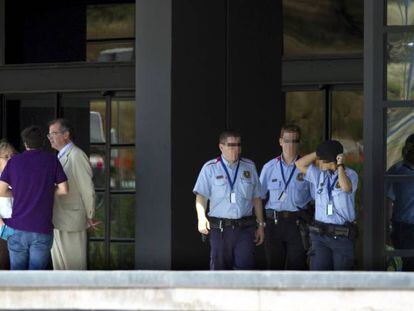 La central de los Mossos, el complejo Egara, en Sabadell.