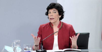 Isabel Celaá, ministra de Educación.