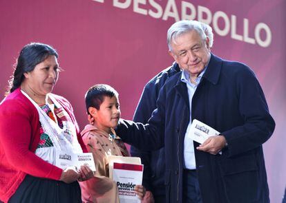 Andrés Manuel López Obrador, presidente de México, en un acto en el municipio de Huauchinango, Puebla en enero de 2019.