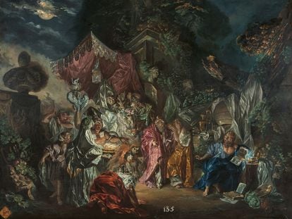 La pintura de Luis Paret 'Circunspección de Diógenes' (1780).