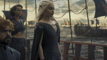 Emilia Clarke caracterizada como Khaleesi en Juego de Tronos.