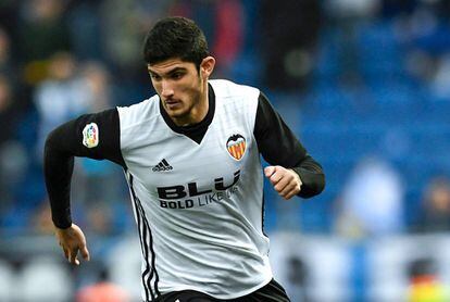 Gon&ccedil;alo Guedes, en el partido contra el Espanyol.