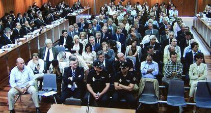 Vista de la sala durante una sesi&oacute;n del juicio sobre el &#039;caso Malaya&#039;.