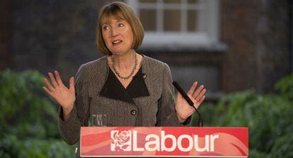 Harriet Harman, l&iacute;der del Partido Laborista.