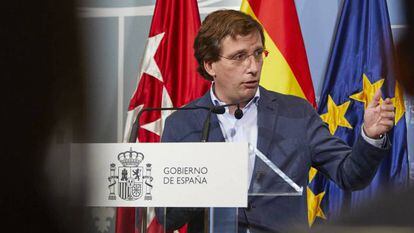 El alcalde de Madrid, José Luis Martínez-Almeida. EUROPA PRESS