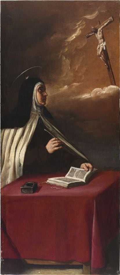 'Aparición de Cristo crucificado a santa Teresa de Jesús' (1629), de Alonso Cano.