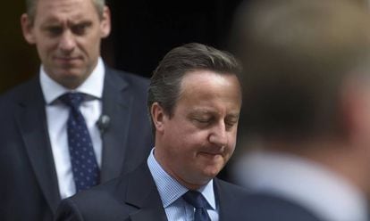 El primer ministro Cameron este miércoles en Londres.