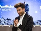 MADRID, SPAIN - JANUARY 30: Spanish singer Blas Canto attends the presentation of his song 'Universe' with which he will represent Spain at the 2020 Eurovision Festival on January 30, 2020 in Madrid, Spain. (Photo by David Benito/Getty Images)