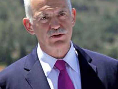 El primer ministro griego, George Papandreu