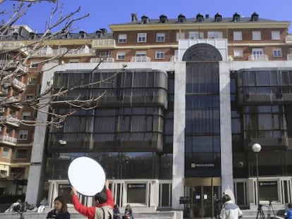 Vista de la sede de Banco de Madrid en la capital madrile&ntilde;a. 