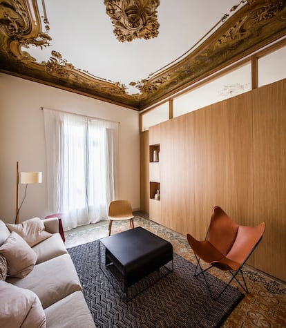 Interior de la ampliación de la Casa Alesan.
