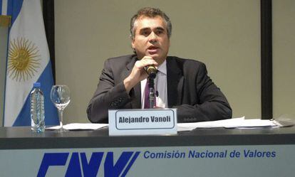 El extitular del Banco Central argentino, Alejandro Vanoli.