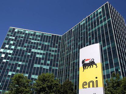 Las oficinas de ENI en Mil&aacute;n.