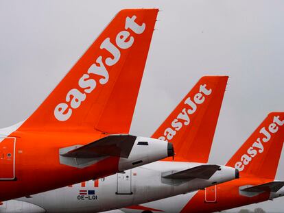 Aviones de EasyJet.