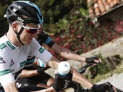 Froome durante la undécima etapa de la Vuelta a España 2016.